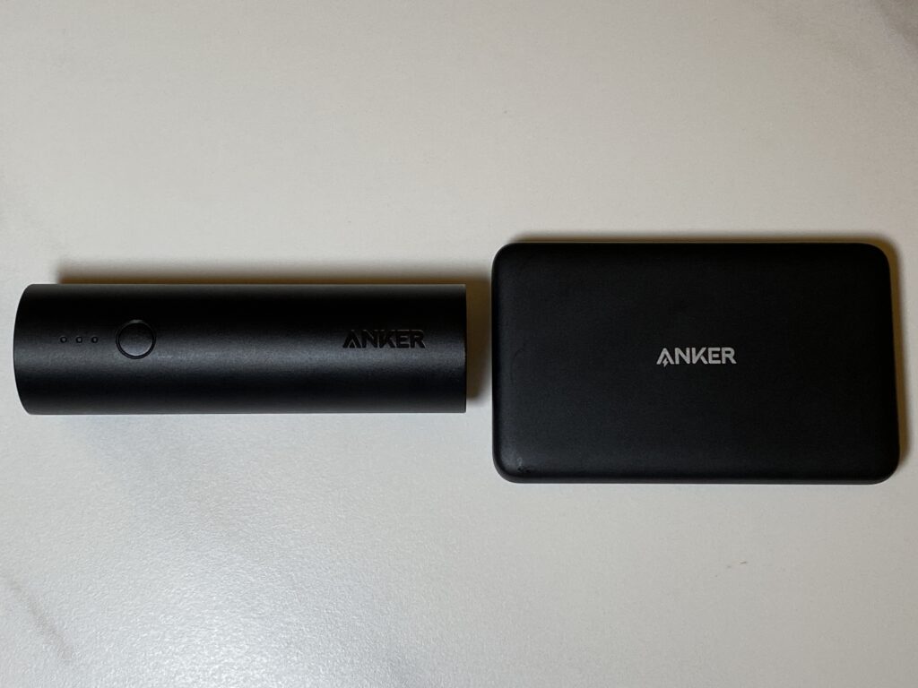 Anker PowerCore 5000とAnker PowerCoreⅢ 5000の比較