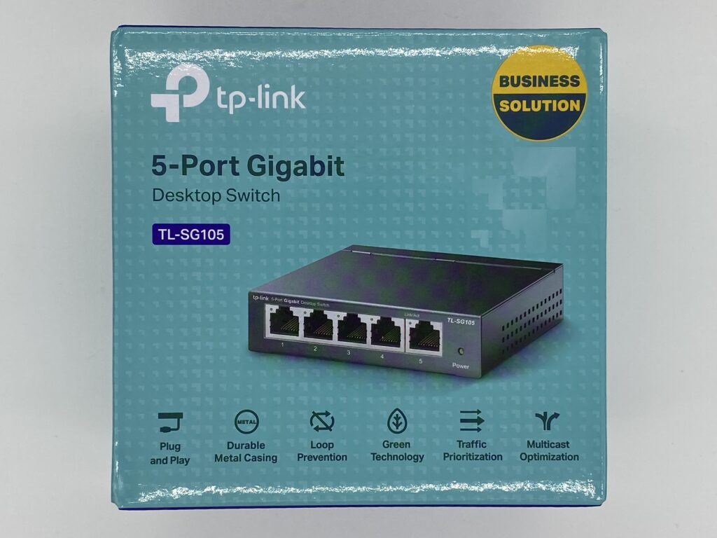 TPLink スイッチングハブ TL-SG105 パッケージ正面