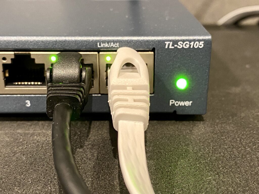 有線接続